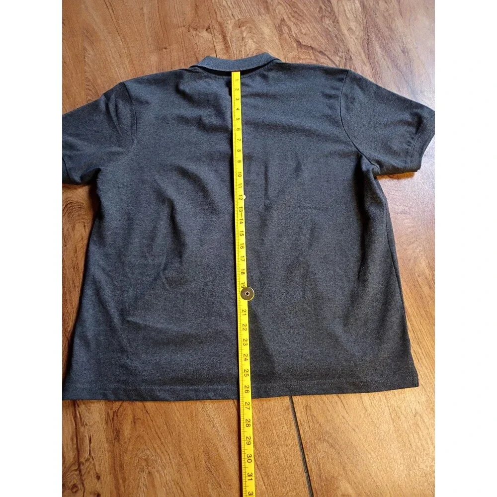 Banana Republic Pique Polo XL Charcoal